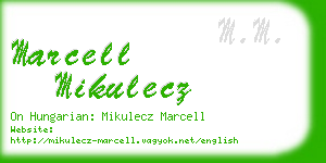 marcell mikulecz business card